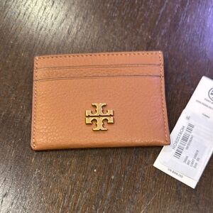 Tory Burch Tan Leather Card Holder